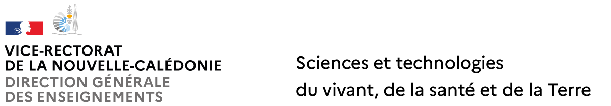 Site des Sciences et technologies du vivant, de la santé et de la Terre - Vice-rectorat de la Nouvelle-Calédonie